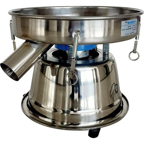 90W Elektrische automatische Mehlsiebschüttler-Vibrationssiebmaschine für Granulatpulverkorn 1680 U / min