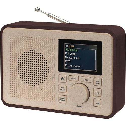 Denver DAB-60DW, Tragbar, Analog & Digital, DAB+, FM, Automatischer Suchlauf, Automatisches Tuning, 10 W, LCD
