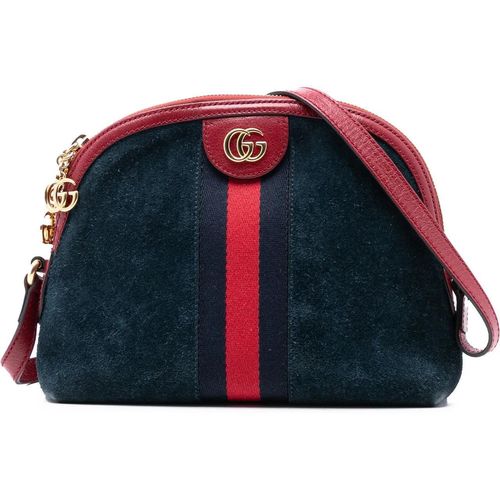 Gucci Hobo Bags - Small Suede Ophidia Dome Crossbody - Gr. unisize - in Blau - für Damen