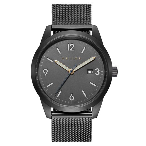 Meller Herrenuhren Luwa Gun Metal grey 40.0