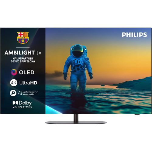 PHILIPS OLED-Fernseher "42OLED810/12", Energieeffizienz: G (A-G), schwarz, 42 ″, Fernseher