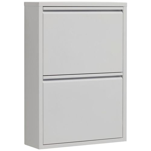 Carryhome Schuhkipper , Weiß , Metall , 50x70.5x15 cm , Typenauswahl , Garderobe, Schuhaufbewahrung, Schuhkipper