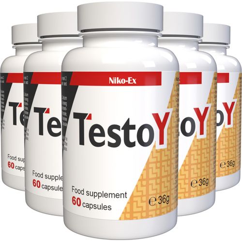 TestoY - 300 Kapseln (5 x 60 Kapseln) - 5er Pack