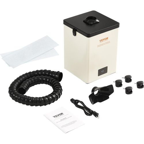Lötrauchabsaugung 150W Schweißrauchabsauger 332 m³/h Mini Desktop Lötrauchabsorber 5800U/min 3-Stufen-Filter Lötrauch Absaugung für Lötstation Schweißarbeiten
