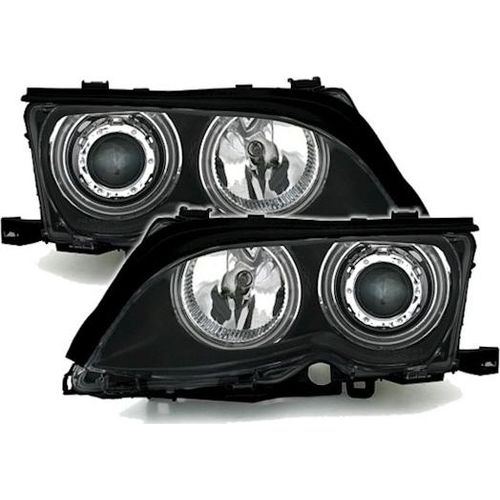 Eagle Eyes CCFL Angel Eyes Scheinwerfer für 3er BMW E46 Limo Touring, Bj. 2001-