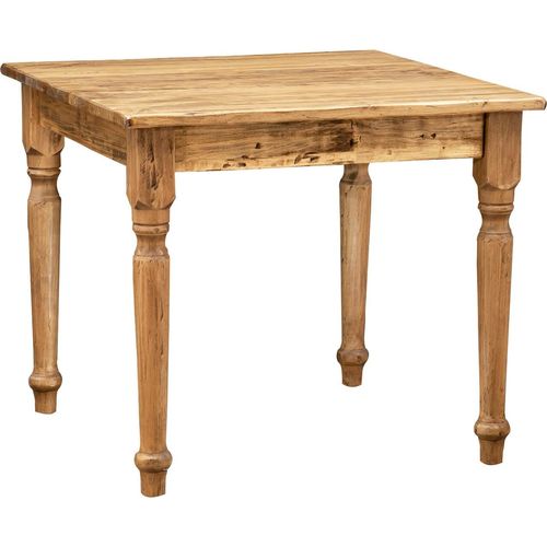 Quadratischer esstisch 90x90x78 cm, Esstisch massivholz quadratisch Shabby Chic, küchentisch quadratisch, Holz