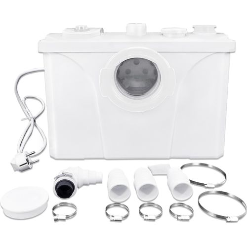 XMTECH 700W Hebeanlage Fäkalienpumpe, Sanitär Schmutzwasserpumpen Aktivkohle Förderleistung bis 180L/min