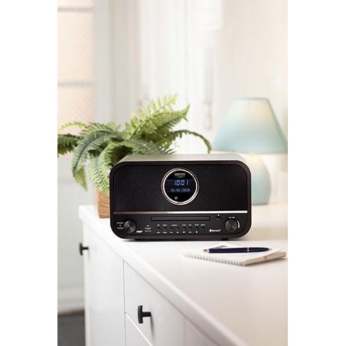 Camry CR 1182 Radio Retro Küchenradio mit Holzgehäuse Bluetooth 5.0 FM DAB
