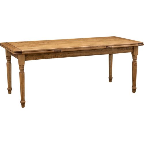 Esstisch ausziehbar massiv 200x90x80 cm, Massivholz tische, Esstisch landhausstil, Holz