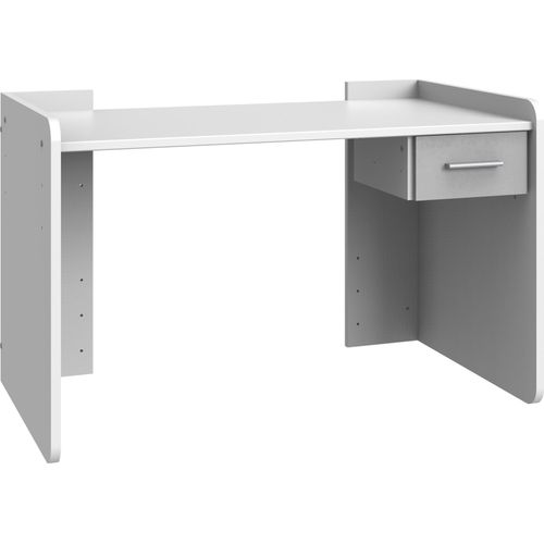 Kinderschreibtisch >Joker< (B/H/T: 124x77x70 cm) in Weiß - 124x77x70cm (BxHxT)