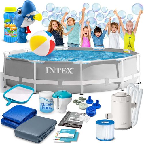 Gestell Gartenpool 305 x 76 cm 15in1 INTEX 26702 + Sprudelmaschine GRATIS