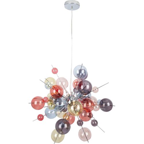 Näve Leuchten Pendelleuchte EXPLOSION mit G9 Pendelleuchte EXPLOSION mit G9 Pendelleuchten - Pendelleuchte "EXPLOSION" weiß, Hängelampe im Modern Style, aus Metall und Glas in weiß, 193 cm hoch, Ø 65 cm, G9-Fassung