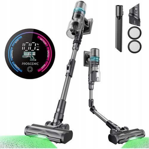 Proscenic Schnurloser Staubsauger P16 45000Pa Für Haare Biegsames Rohr