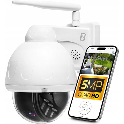 Ip Kamera Ptz 5Mp Sony Wi-Fi, Metall Ip66, Bewegungserkennung 40M Infrarot