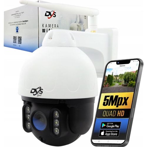 Drehbare Ip Wifi Kamera 5Mpx Ptz Mit Objektverfolgung, Ir Led, Ip66