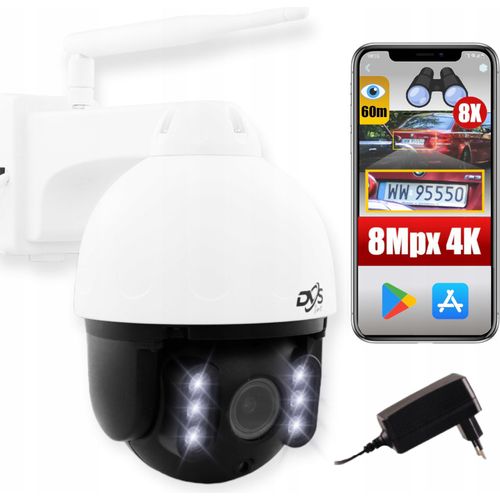 Ip Wifi 4K 8Mpx 8X Zoom, Sony, Bewegungserkennung, Ip66 50M Ir