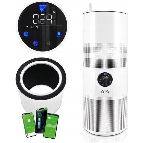 Luftreiniger Mateko Aria 5-Stufig: Hepa, Uv, Ionisierung, Wifi