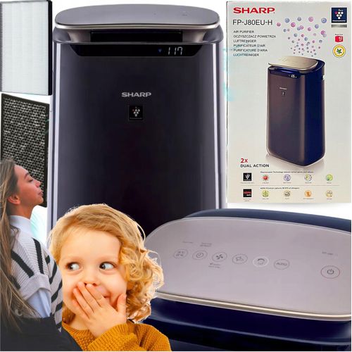 Sharp Luftreiniger 2In1 Hepa Xl Mit Ionisierung Und Auto Modus 62M²