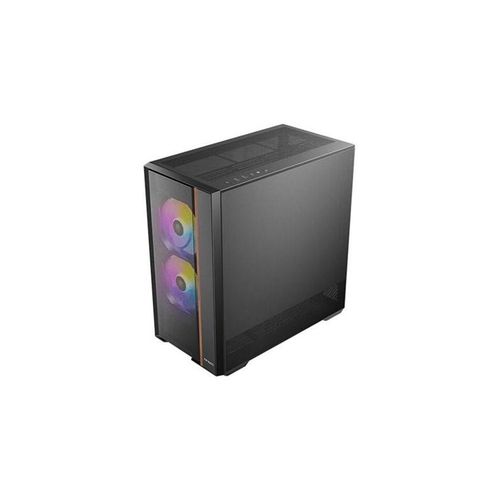 Antec Flux Rear - mid tower - ATX - Gehäuse - Tower - Braun