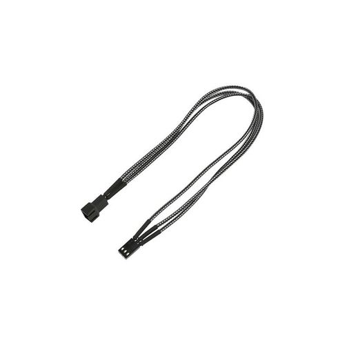 Nanoxia - fan power extension cable - 3 PIN internal power to 3 PIN internal power - 30 cm