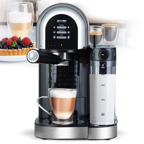MPM MKW-14M Kolbendruckkaffeemaschine mit Milch Druckkaffeemaschine mit Milch