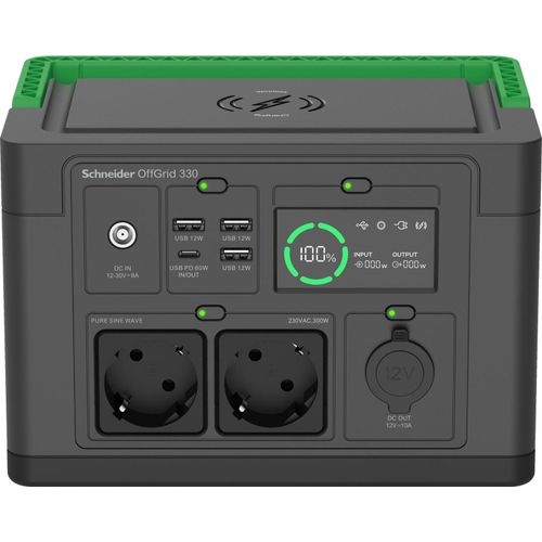 APC Schneider OffGrid 330 332Wh Grau Tragbare Stromstation