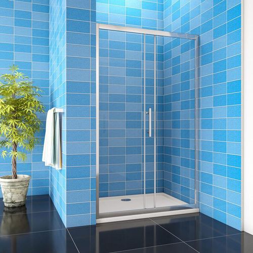 Duschkabinen B.100xH.190cm Duschabtrennung 8mm Nano ESGGlas Schiebetür Nischentür Duschkabine