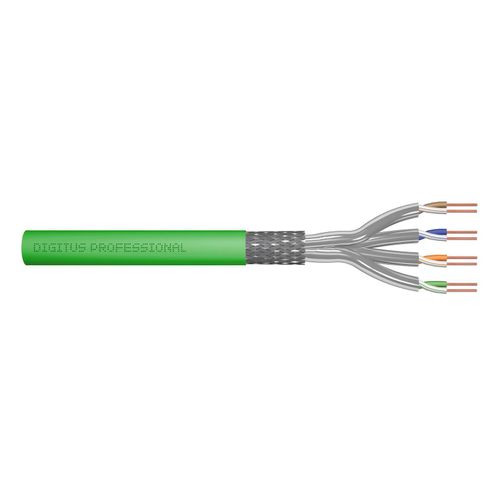 Digitus CAT 8.2 S/FTP Verlegekabel, 500 m, Simplex, Dca-s2,d1,a1
