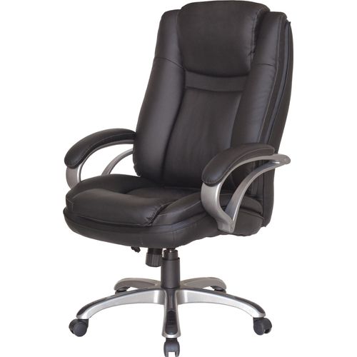 Chefsessel "BRUNO-XXL" in schwarz. Abmessungen (BxT) 71,5x70,5 cm