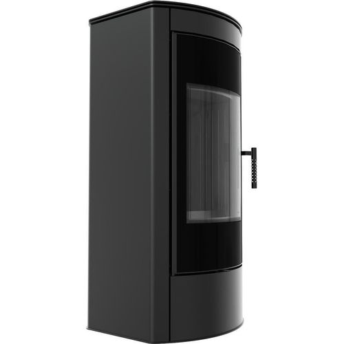 Kaminofen aus Stahl KRATKI TITAN Panorama Ø 150 11 kW