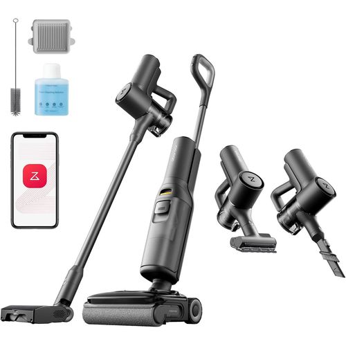 Roborock F25 ACE Combo 5-in-1 kabelloser Staubsauger, 20.000 Pa Nass Trockensauger, für Nass- und Trockenschmutz, mit Selbstreinigung und -trocknung