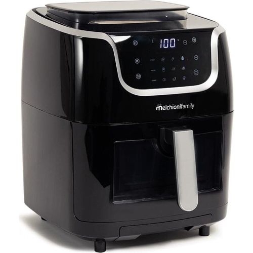 Melchioni GIOIA Heißluftfritteuse 6,5L 1700W Schwarz - Küchengeräte