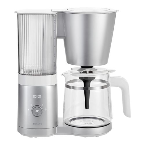 ZWILLING Enfinigy Filterkaffeemaschine, 1,5 l, Silber-Weiß