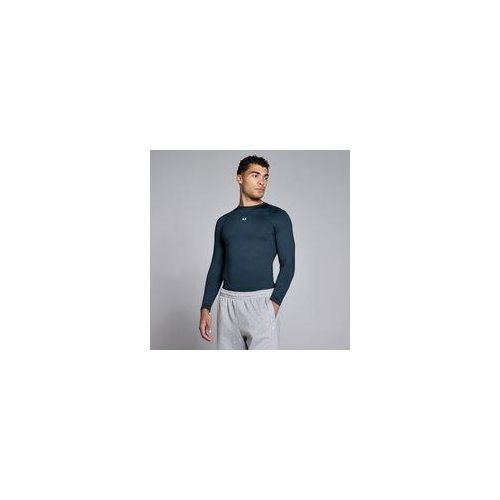 MP Herren Training Langarm-Baselayer - Dunkelsaphir - L