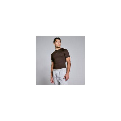 MP Herren Training Kurzarm-Baselayer - Schokolade - S