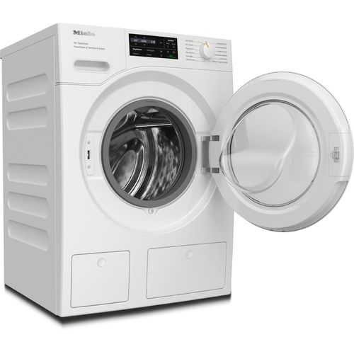 MIELE Waschmaschine "WSJ883 WCS PWash&TDos&Steam", Energieeffizienz: A (A-G), weiß, B:59,6cm H:85cm T:64,3cm, Waschmaschinen, Automatische Waschmitteldosierung, 25 Jahre Motorgarantie, Topseller