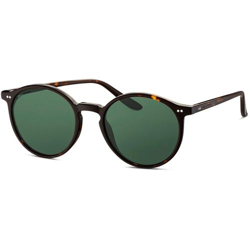 Sonnenbrille MARC O'POLO "Modell 505112", Damen, braun, gemustert, leicht durchscheinend, vintage, Sonnenbrillen Sonnenbrille, Panto-Form