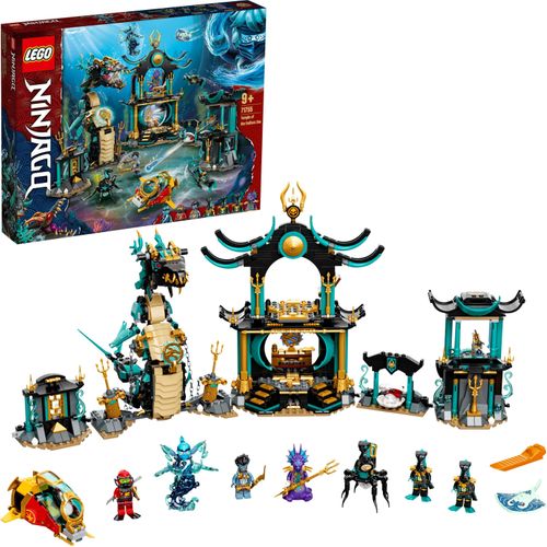 LEGO 71755 NINJAGO Tempel des unendlichen Ozeans Unterwasser Set Spielzeug für Jungen und Mädchen ab 9 Jahre mit Figuren