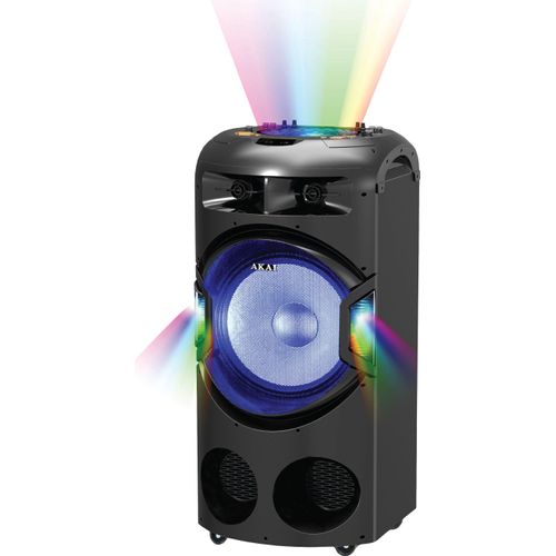 Akai DJ-BY4L, 2-Wege, 120 W, Schwarz, LED, AC, Akku, Gleichstrom, 12 V