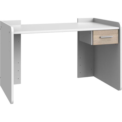 Kinderschreibtisch >Joker< (B/H/T: 124x77x70 cm) in Weiß - 124x77x70cm (BxHxT)