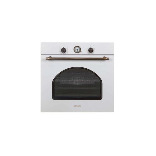 CATA MRA 7108 WH Einbaubackofen 60 L Weiß, Multifunktion, Umluft Grill, Auftaufunktion, Display, 60 cm,