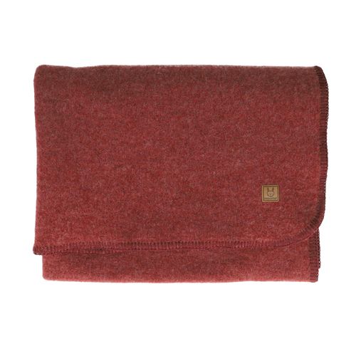 Babydecke MAXIMO, Baby, Gr. B/L: 75cm x 100cm, wildrose, Wolle, unifarben, Wohndecken Babydecke, wärmend, atmungsaktiv, feuchtigkeitsregulierend, Wolle