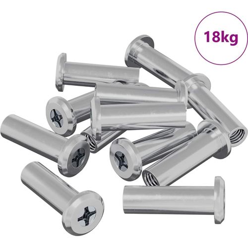 Sicherungsmutter 2857 pcs Silber Stahl