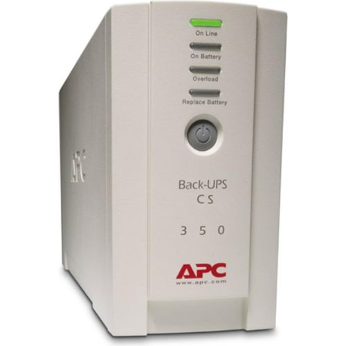 APC Back-UPS CS - BK350EI - Unterbrechungsfreie Stromversorgung 350VA (4 Ausgänge IEC, Überspannungsschutz)