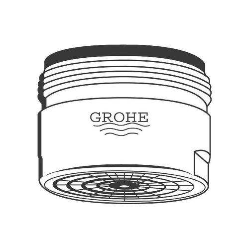 Grohe Mousseur Durchflussklasse C 30l/min bei 3 bar M28x1 gold - 13927G00