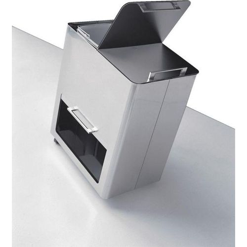 Graepel High Tech italienischer Mülleimer Differenziata New aus Edelstahl