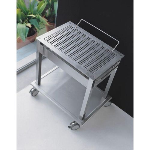 Graepel High Tech erstklassiger R.O.K. BBQ Grill aus geschliffenem Edelstahl
