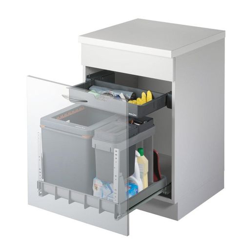 Naber Müllex Boxx 55 60. Abfallsammler, anthrazit. - Mülleimer