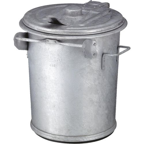 Stahlverzinkter Abfallbehälter 70 Liter - Verzinkt
