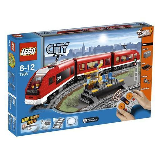 Lego City 7938 Passagierzug Eisenbahn Mit Fernsteuerung Personenzug Zug Gleise
